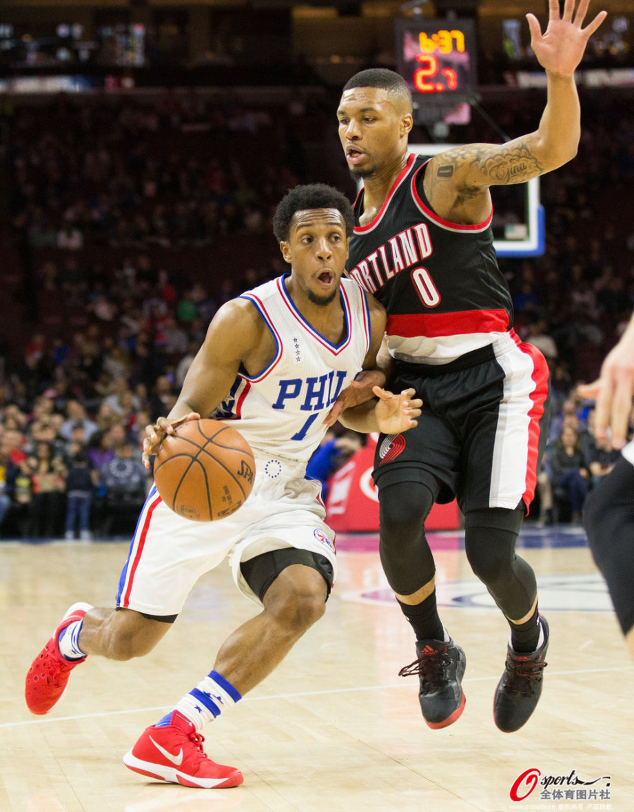 76人完胜辽宁队，利拉德统治全场